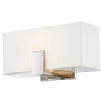 1-Light Polished Nickel Bath Light