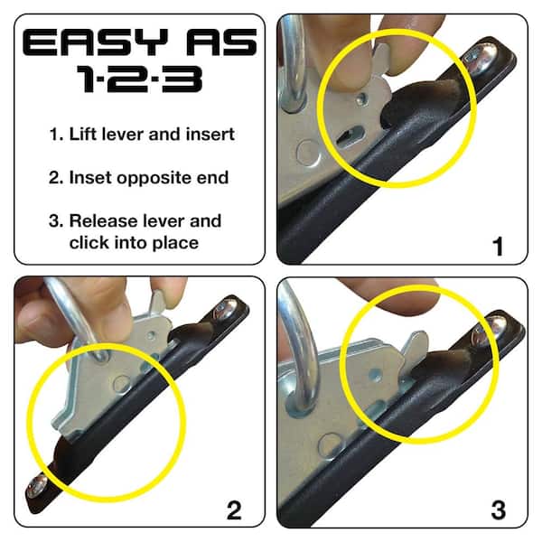 10 Aluminum Purple Spring Snap Quick Link Carabiner Hook Clips 3-1/8 I –