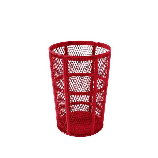 Unbranded Portable 45 Gal. Red Diamond Commercial Trash Can