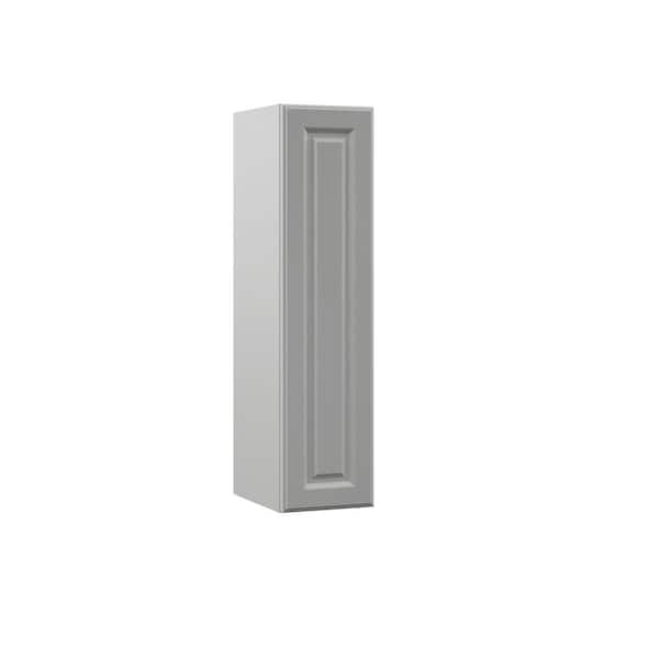 Hampton Bay Designer Series Elgin Assembled 9x36x12 in. Wall Kitchen Cabinet in Heron Gray