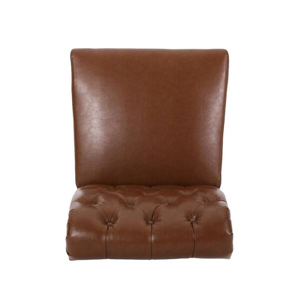 Faux leather discount dining chair cushions