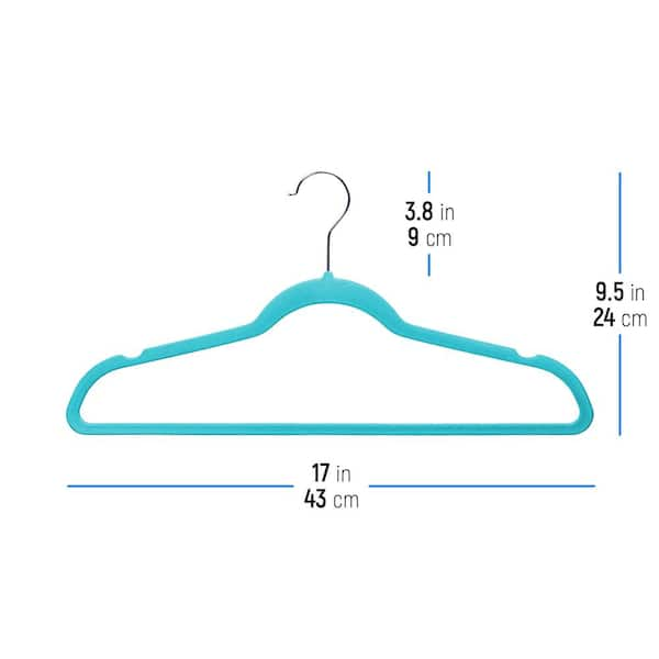 Osto 30 Pack Premium Velvet Hangers With Clips, Non-slip Pants Hangers With  Notches; Thin Space-saving With 360 Degree Swivel Hook; Black : Target