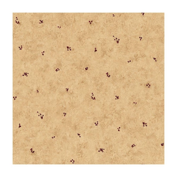 York Wallcoverings 56 sq. ft. Mini Berry Spot Wallpaper-DISCONTINUED