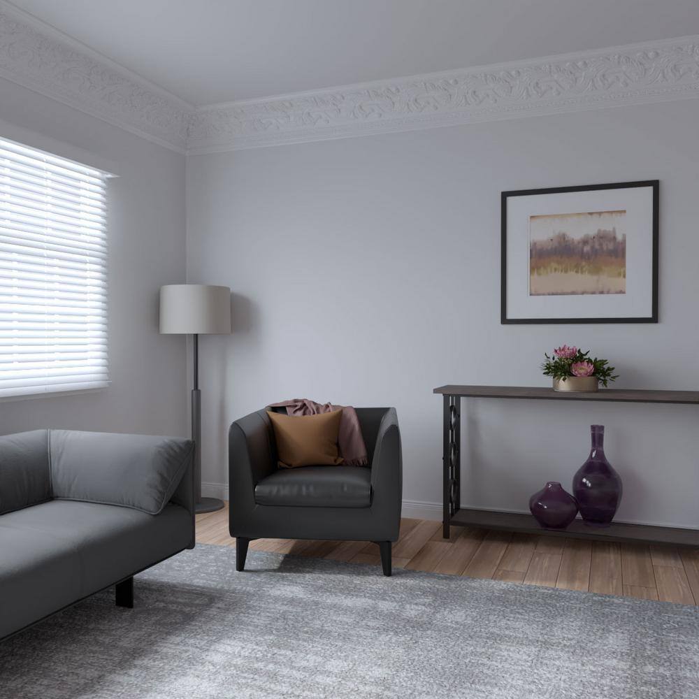Kinsley White Polyurethane Crown Moulding 94.5" Length