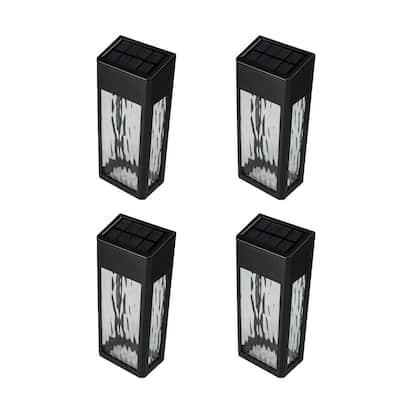 Details about   2-Pack 15 Lumens Solar Wall Lantern Outdoor Christmas Solar LED Light Wall Mount