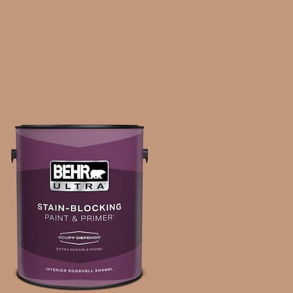 BEHR ULTRA 1 gal. #ECC-50-3 Brick Path Extra Durable Eggshell Enamel Interior Paint & Primer