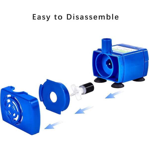 KIWDZFU Pet Water Fountain Replacement Pump DR-DC160 Motor Ultra Quiet Long-Life USB Power Compatible with Various Fountains