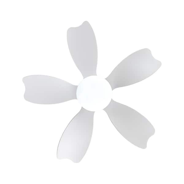 YUHAO 30 in. Indoor Low Profile Integrated LED Light White Kids 