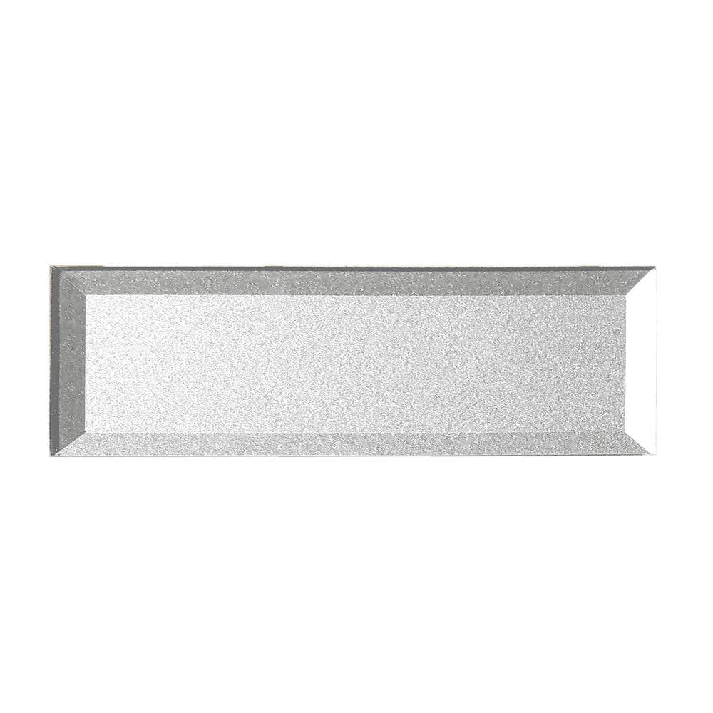 Eternal Silver Matte Glass 3x6 Subway Wall Tile