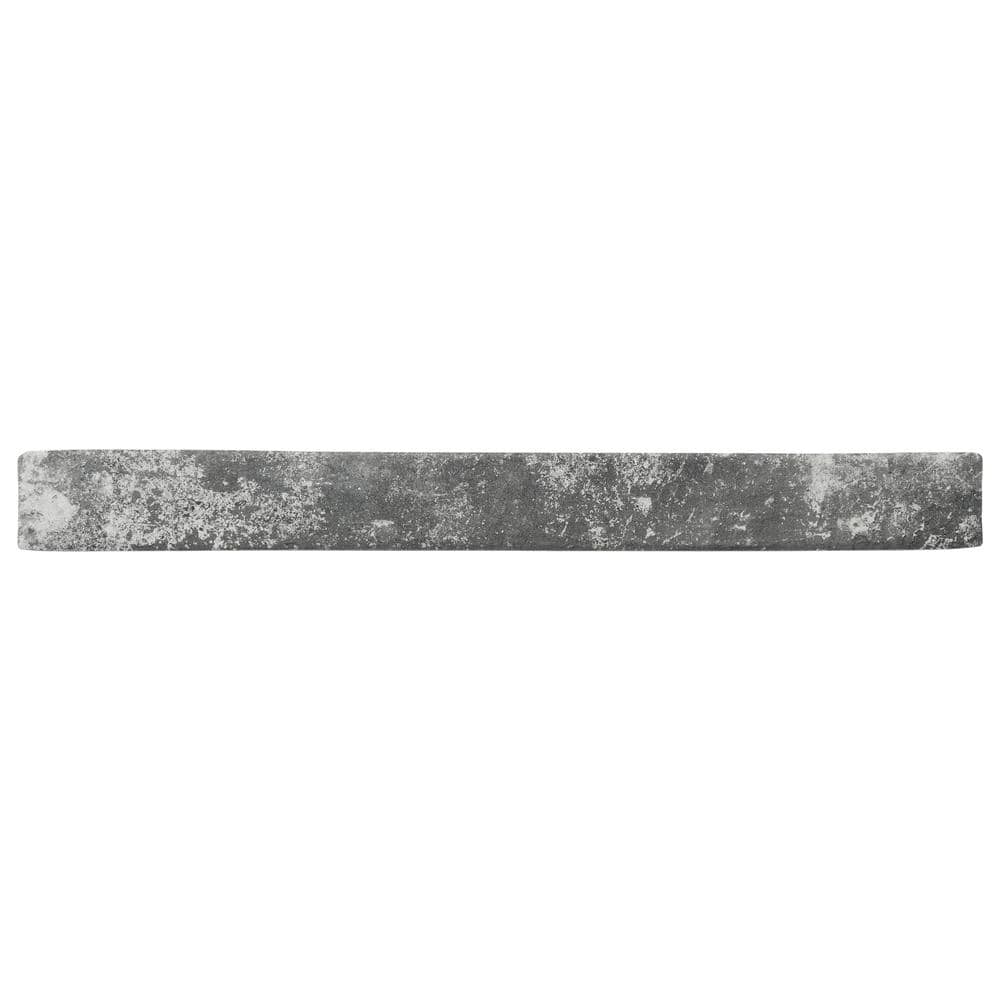Scotch Dark Gray 1.88 in. x 0.37 in. Matte Porcelain Floor and Wall Tile Sample price history on PriceWatchPro