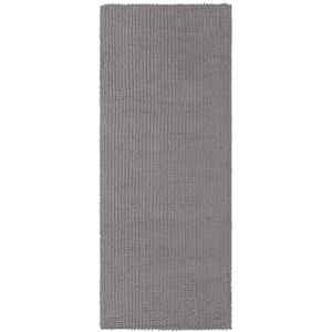 EDDIE BAUER Logan Dark Grey 22 in. x 60 in. Solid Cotton 1-Piece Runner Rug  USHS6D1173646 - The Home Depot