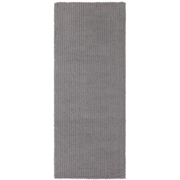 Pro Space 60 in. x 24 in. Black Microfiber Soft Bathmat Water