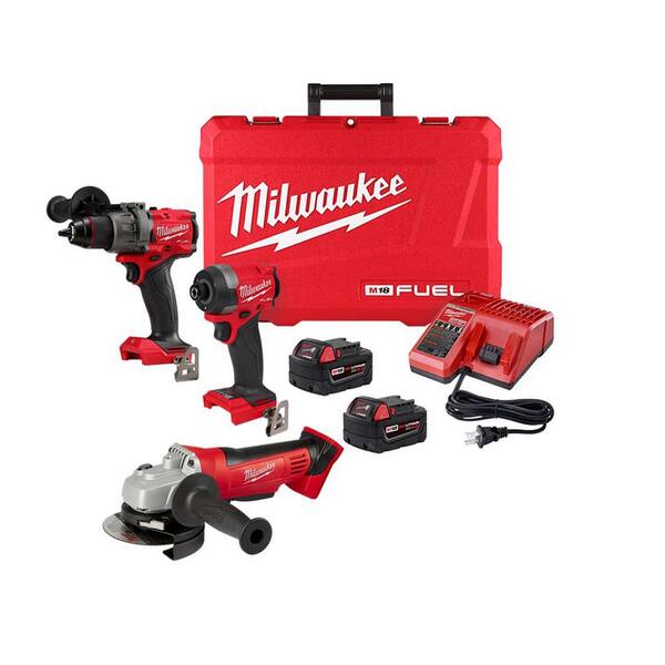 Milwaukee M18 18V Lithium-Ion Cordless 4-1/2 in. Cut-Off/Grinder  (Tool-Only) 2680-20 - The Home Depot