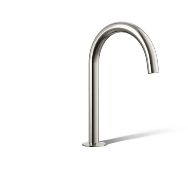 KOHLER Components Deck-Mount Bath Spout with Tube Design in Vibrant Polished Nickel