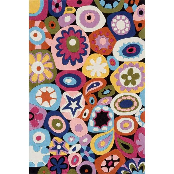 Momeni Young Buck Collection Multi 5 ft. x 7 ft. Area Rug
