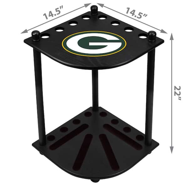 IMPERIAL Green Bay Packers Corner Cue Rack IMP 578-1001 - The Home