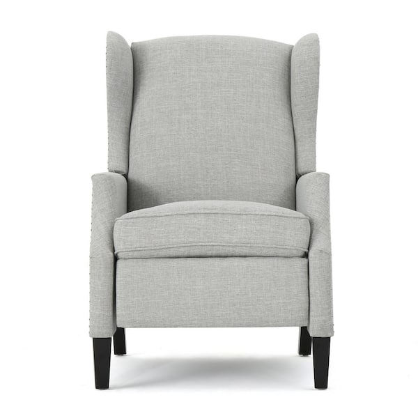 Noble House Wescott Gray Moss Polyester Recliner