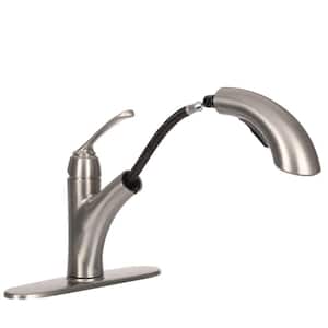 Cantara Single-Handle Pull-Out Sprayer Kitchen Faucet in Stainless Steel