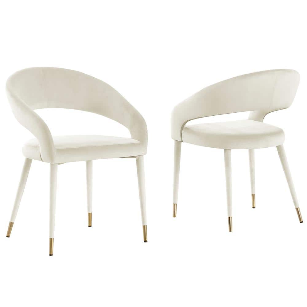 Low-Profile Black Velvet Upholstered Arm Chair with Wood Accents