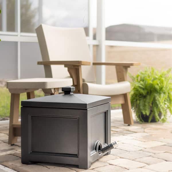 Fairfield Garden Hose Bin in Black