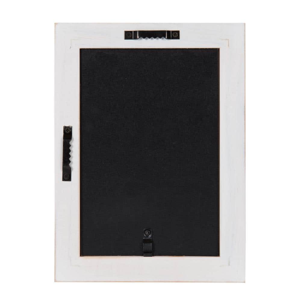 Bordeaux White Wood 6-Piece Wall Frame Set
