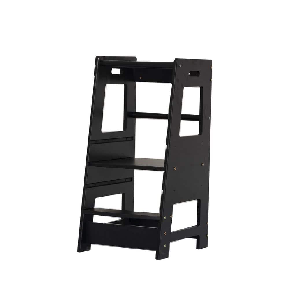 Adjustable Height Toddler Standing Tower Kitchen Step Stool with Removable Safety Rail Stool (5 ft. Reach Height) price history on PriceWatchPro