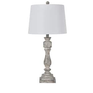 Julie Gray Distressed Table Lamp