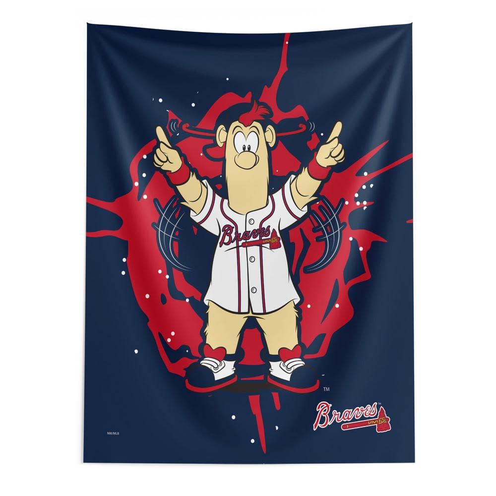 THE NORTHWEST GROUP MLB Braves Mascot Printed Wall Hanging