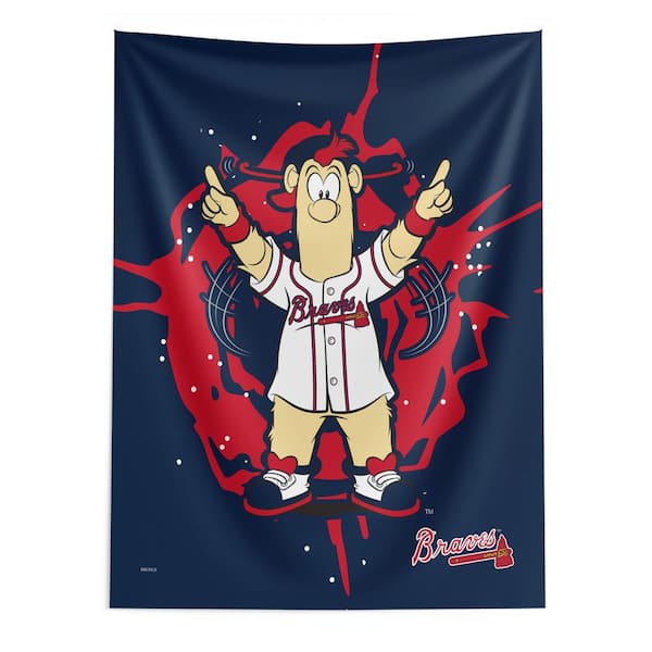 THE NORTHWEST GROUP MLB Braves Mascot Printed Wall Hanging