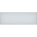 Ice Beveled 4 in. x 12 in. x 8 mm Glossy Glass Subway Tile (5 sq. ft. / case)