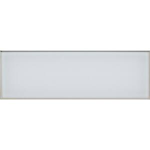 Ice Bevel 4 in. x 12 in. Glossy Glass Subway Wall Tile (5 sq. ft./Case)