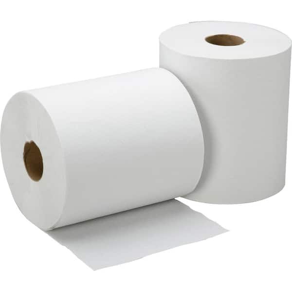 SKILCRAFT 600 ft. L White 100% Recycled Paper Towel Roll (12-Rolls per Pack)  NSN5923323 The Home Depot