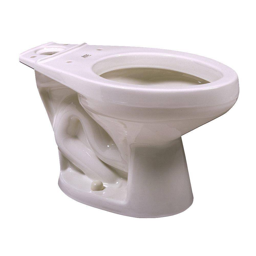 American Standard Compact Space Saver 1.6 GPF Elongated Toilet Bowl ...