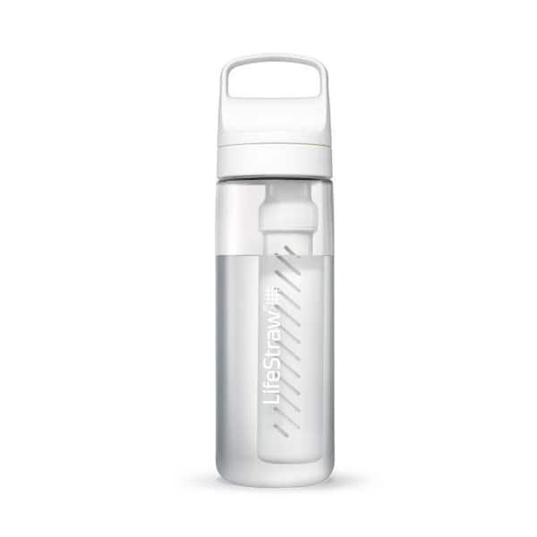 LifeStraw Go Series 22 oz. Water Filter Bottle - Clear LGV422CLWW - The ...