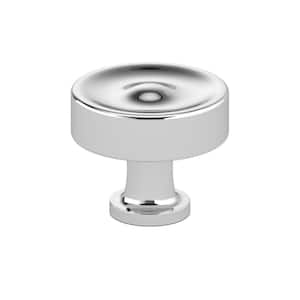 Arezzo Collection 1-3/8 in. (35 mm) Chrome Traditional Cabinet Knob