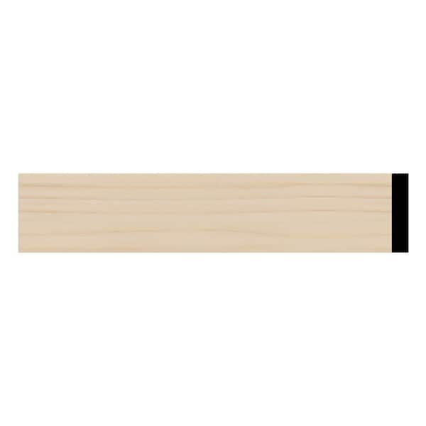 Ekena Millwork WM266 0.25 in. D x 1.5 in. W x 96 in. L Wood (Alder) Lattice Moulding