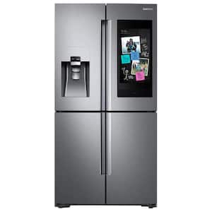27.9 cu. ft. Family Hub 4-Door French Door Smart Refrigerator in Stainless Steel with FlexZone