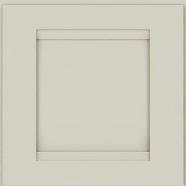 KRAFTMAID SIMPLICITY 14-5/8 in. x 14-5/8 in. Cabinet Door Sample in Moonshine