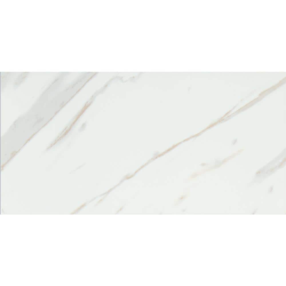 MSI Pietra Calacatta 12 in. x 24 in. Matte Porcelain Marble Look Floor and Wall Tile (16 sq. ft./Case) -  NCAL1224
