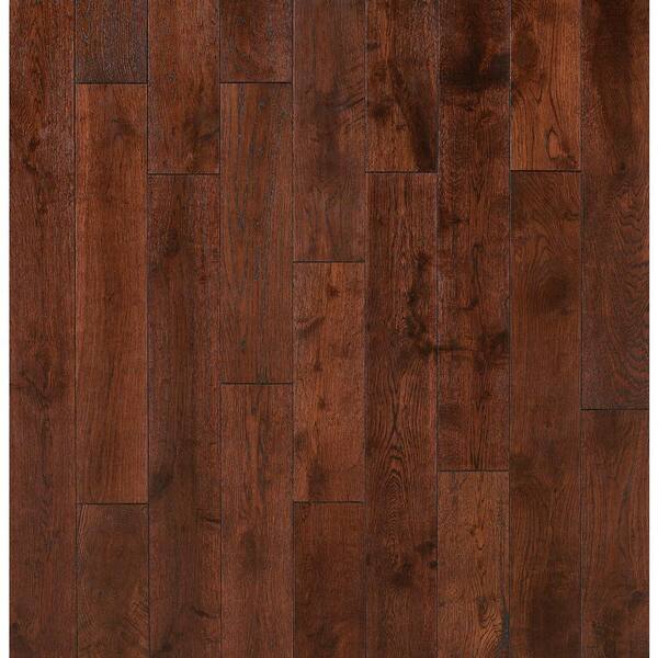 Nuvelle Take Home Sample - French Pinot Noir Solid Click Hardwood Flooring - 5 in. x 7 in.