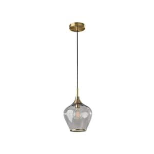 Bradford 12.75 in. Antique Brass Table Lamp