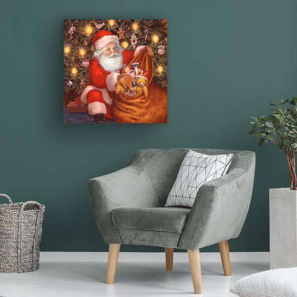 12 Pcs 6 x 6 Inch Christmas Pre Drawn Canvas for Painting Stretched  Christmas Trees Santa Snowman Canvas Boards Painting Canvas with Pictures  to Paint