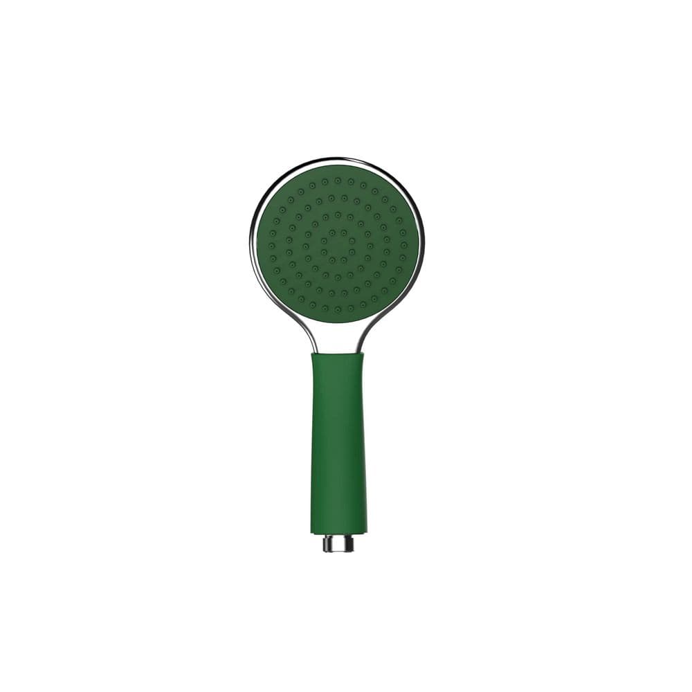Wide Colorful Handheld Shower Head with Silicone Grip 6 Colors (Khaki)