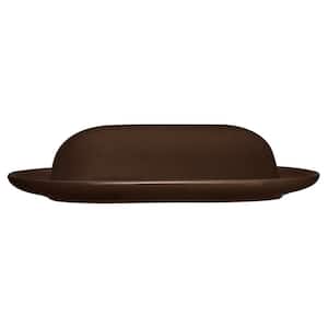 Colorwave Chocolate 8.5 in. (Brown) Stoneware Covered Butter