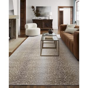 Pablo Camel/Light Gray 6 ft. 7 in. x 9 ft. Area Rug