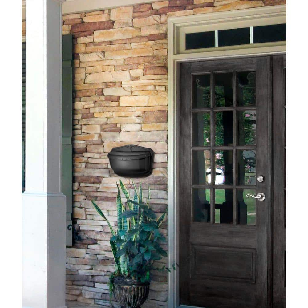 Small Bronze Aluminum Wall Mount Mailbox
