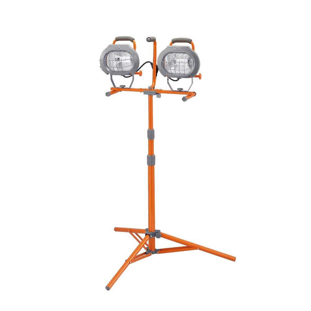 HDX 1200-Watt Halogen Tripod Work Light LG351-1200W - The Home Depot