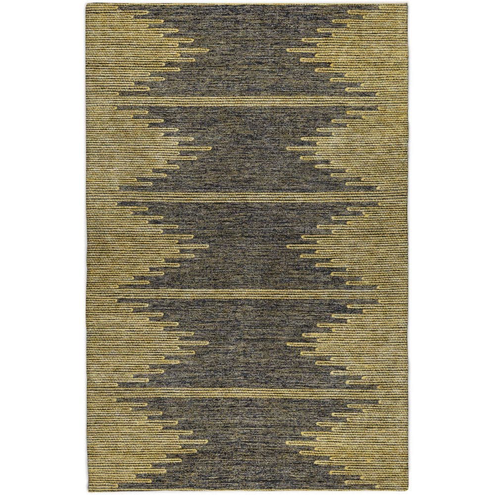 Dream Shag Premium Machine Washable Abstract ADS647 Graphite 5 ft. x 7 ft. 6 in. Area Rug price history on PriceWatchPro
