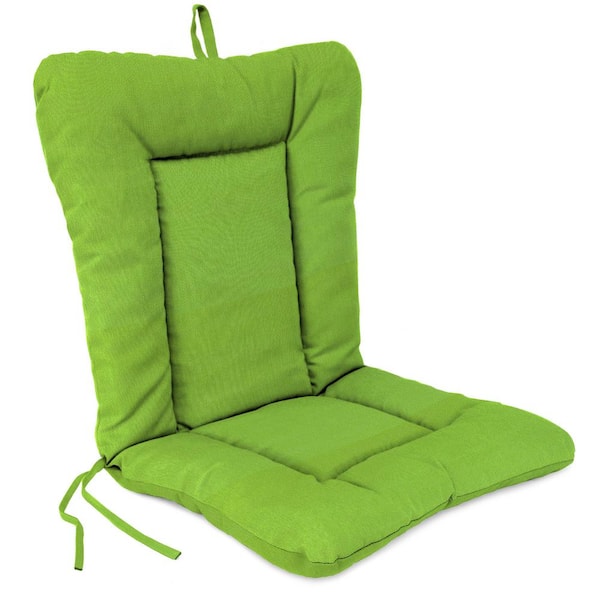 Jordan Manufacturing 38 in. L x 21 in. W x 3.5 in. T Outdoor Wrought Iron Chair Cushion in Veranda Citrus