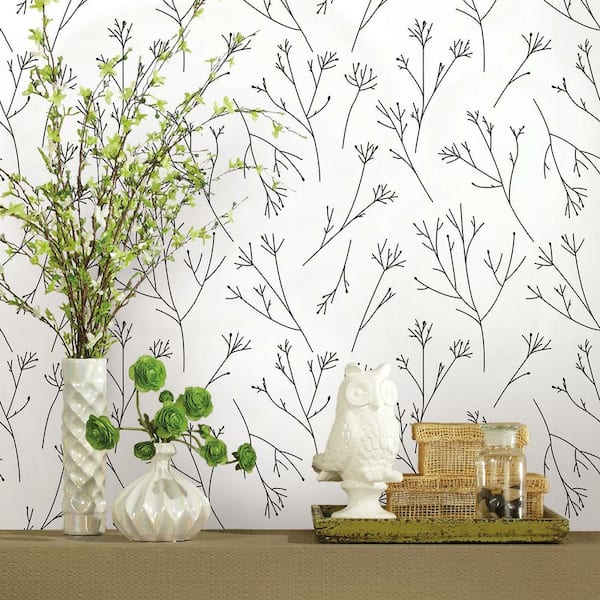RoomMates Twigs Peel and Stick Wallpaper (Covers 28.18 sq. ft